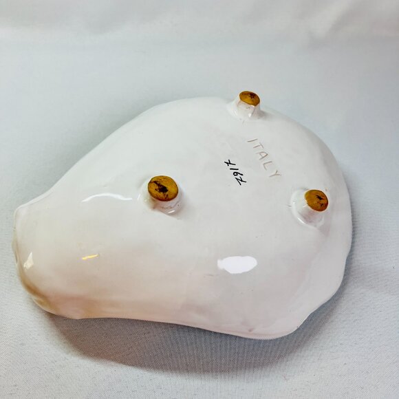 Peasant Village Italian Handcrafted Vintage Bowl Artisan Hand Painted Ceramics - Picture 5 of 8